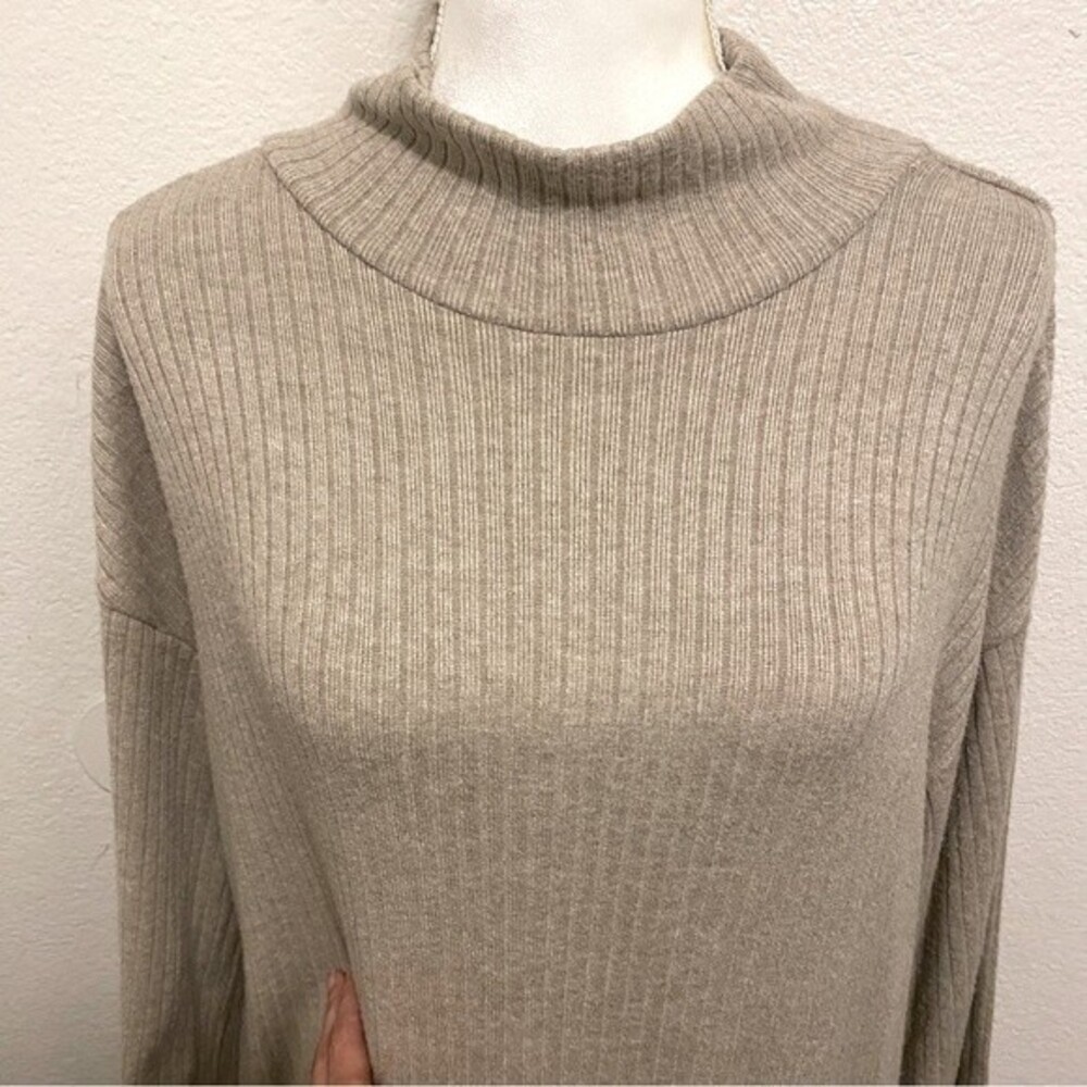 BB Dakota Steve Madden Melt Mountain Mock Neck Long Sleeve Sweater Dress Size L - Picture 5 of 9